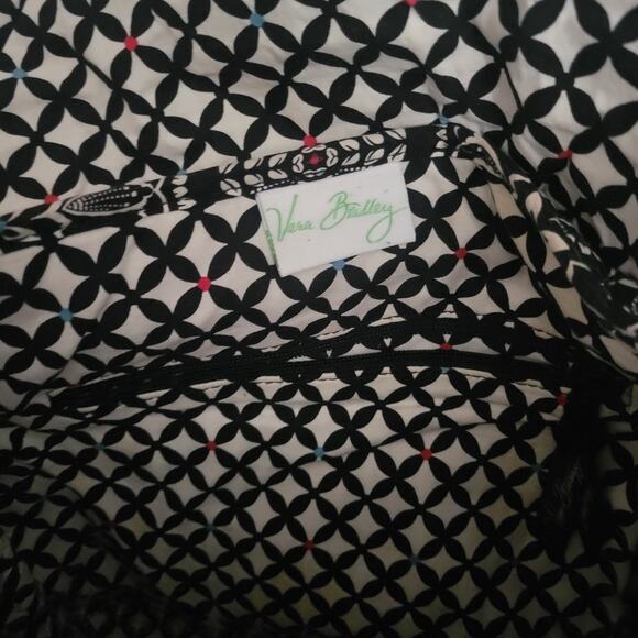 Vera Bradley Barcelona Retired Crossbody Purse Tote Medium Saddle Bag Style Goth - Picture 6 of 9